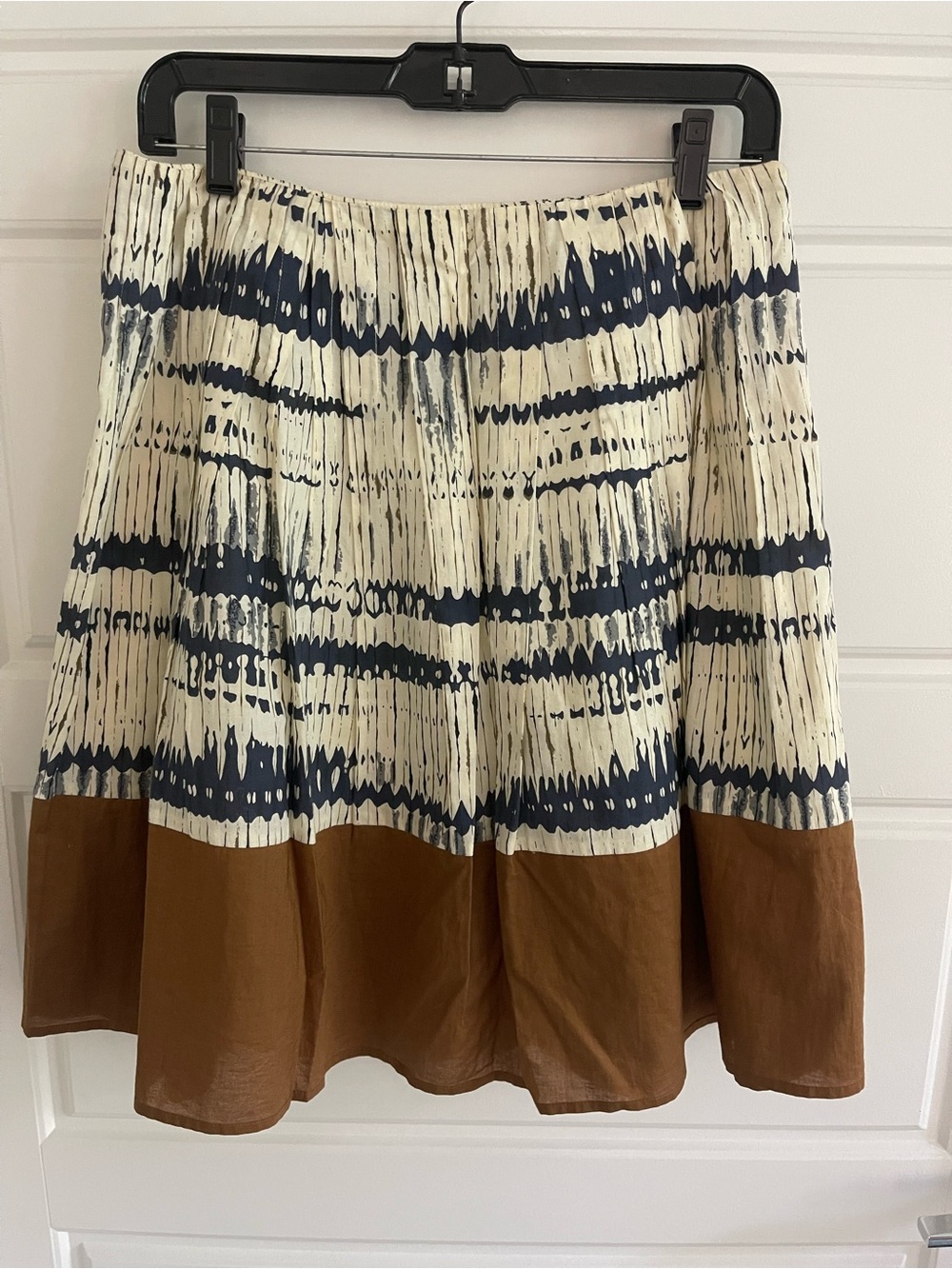 TOCCA Ikat Print Cotton Skirt Colorful Designer A-Line Skirt Women’s sz 4